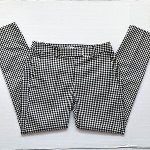 Motivi Gingham Cropped Ankle Pants